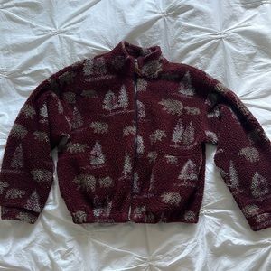 Vintage cropped fleece